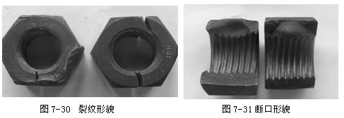 裂紋形貌，斷口形貌